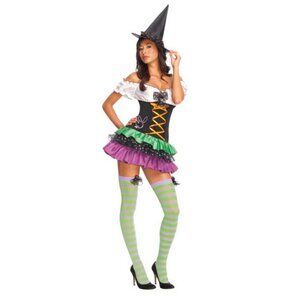 Sexy Witch Costume =- Playboy - Adult Size Medium 6127